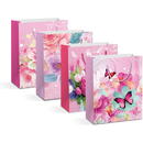 Pungă cadou - hârtie - 330 x 102 x 457 mm - 4 tipuri/pachet