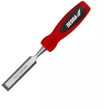 DEDRA-EXIM Daltă 8mm, otel CrV, mâner din două materiale