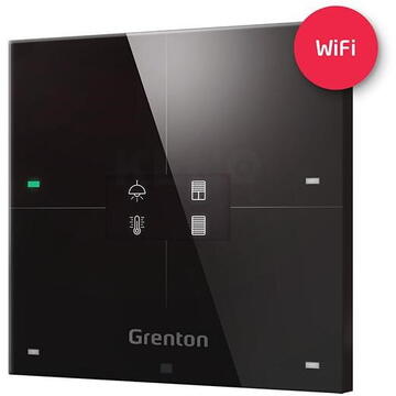 Grenton Panou Smart 4B WiFi, OLED, Negru