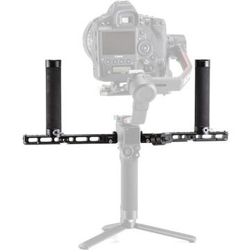 Maner dublu DJI R Twist Grip pentru Stabilizator DJI RS 2/ RSC 2, Black