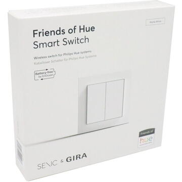 Intrerupator inteligent Senic 100119,  2400 MHz, Alb