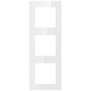 Avatto Rama tripla intrerupatoare sau prize  N-TS10-Frame-W3, alba