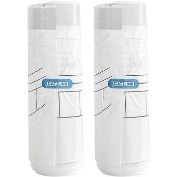 Catlink Set de 2 role de saci de gunoi inteligent  Baymax