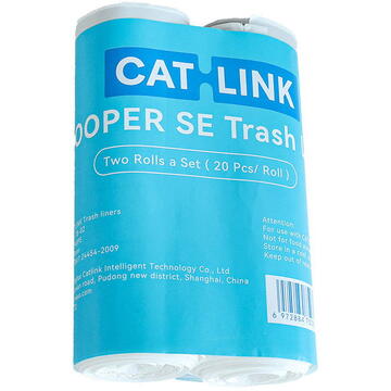 Catlink Set de 2 role de saci de gunoi inteligent  Baymax