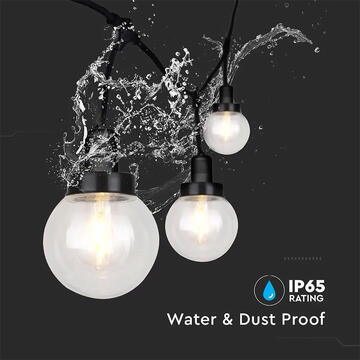 V-Tac SIR ILUMINAT FESTIV 3M SOCLU E27 IP65