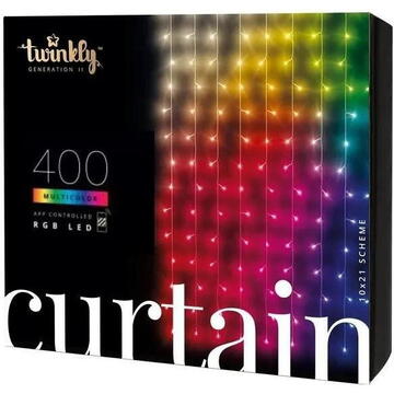 twinkly INTELLIGENT LED CURTAIN  400 RGBW 1.5X2.1 M