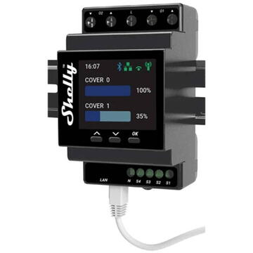 DIN Rail Smart Controller Shelly Pro Dual Cover PM with power metering