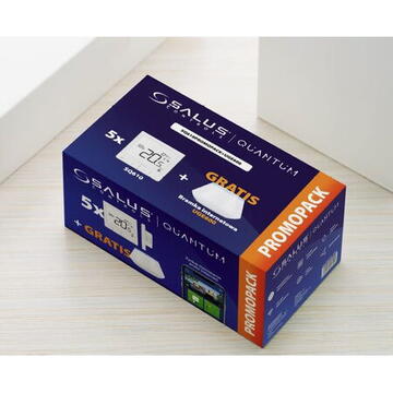 Salus Set promoțional de 5 bucăți Regulator SQ610 + Gateway UGE600 gratuit