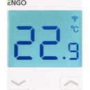 Salus Controler de temperatură fără fir 230V săptămânal încastrat, wireless, Alb