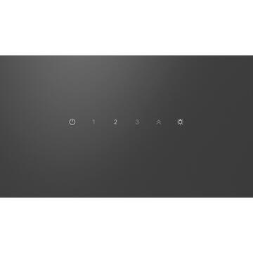 Hota Bosch de perete DWK65DK60  A 60 cm  430 m3/h 550 m3/h Negru