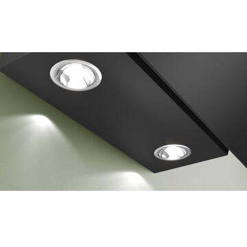 Hota Bosch de perete DWK65DK60  A 60 cm  430 m3/h 550 m3/h Negru