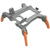 Landing gear Sunnylife for DJI Air 3 - Orange (A3-LG664-C)