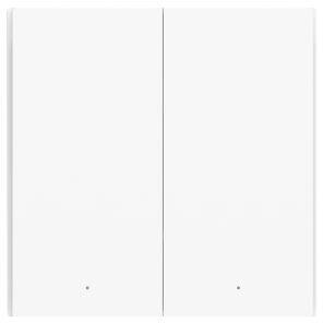 Intrerupator inteligent Aqara Wireless Switch H1 (Double Rocker), Zigbee 3.0, Alb
