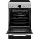 Aragaz electric Indesit IS5V8CHX/E Cooker, Freestanding, A, plita electrica, cuptor electric, Width 50 cm, Stainless steel