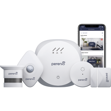 PERENIO Kit  Smart Security PEKIT01 Alb