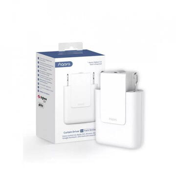 Aqara Motor inteligent pentru perdea   E1, pentru șină (Zigbee 3.0, compatibil Apple HomeKit)