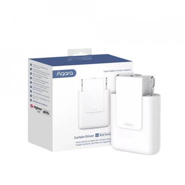 Aqara Motor inteligent pentru perdea  E1, pentru tijă (Zigbee 3.0, compatibil Apple HomeKit)