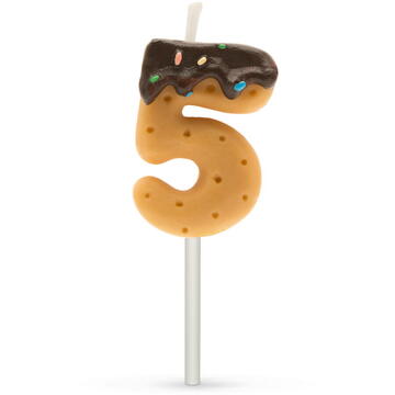 Family Pound Lumanare pentru tort - cifra 5