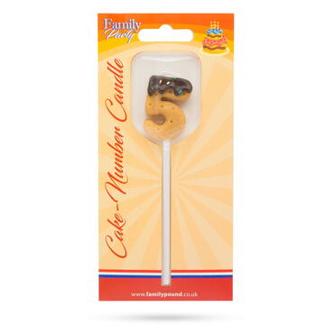Family Pound Lumanare pentru tort - cifra 5