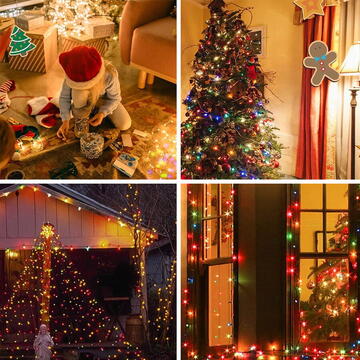 Șir de lumină inteligentă - USB - 50 LED-uri RGB - 5 m - Wi-Fi, Bluetooth