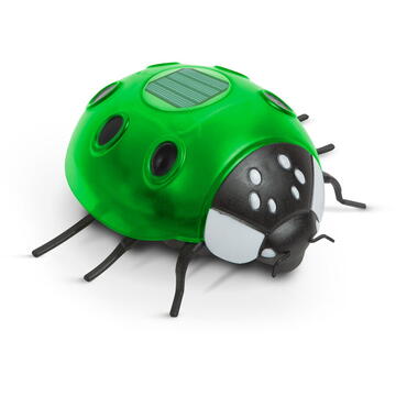 Garden of Eden Buburuza solara - verde - 14,5 x 12 x 6 cm - 6 LED-uri alb cald