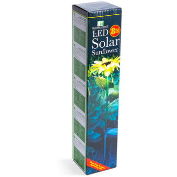 Garden of Eden Lampă solară floarea soarelui- 75 cm - 8 LED alb cald