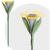 Garden of Eden Floare solara - 3 culori - 30 x 10 cm - LED alb