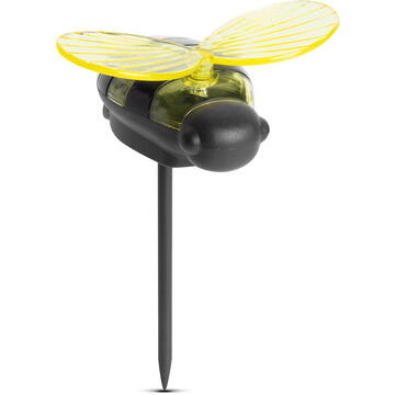 Garden of Eden Lumină solară - albină - 8 x 6,5 x 14 cm - Led Alb