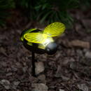 Garden of Eden Lumină solară - albină - 8 x 6,5 x 14 cm - Led Alb