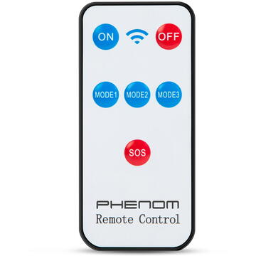 Phenom Reflector solar de perete - 520 SMD LED - 3000 lm - 20W - 4500 mAh - IP65