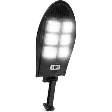 Phenom Reflector solar de perete - 180 SMD LED - 1200 lm - 10W - 3000 mAh - IP65