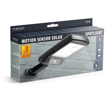 Phenom Reflector solar cu senzor de miscare - perete - 6 LED-uri
