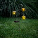 Garden of Eden Lampa solara - efect de flacara - 5 sfere - 7 cm - 30 LED