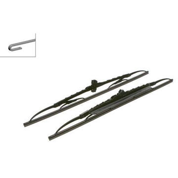 Stergatoare auto Bosch Twin cu spoiler, 2 x 530 mm