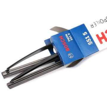 Stergatoare auto Bosch Twin cu spoiler, 550 / 500 mm fata