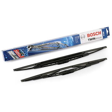 Stergatoare auto Bosch Twin cu spoiler, 500 / 450 mm