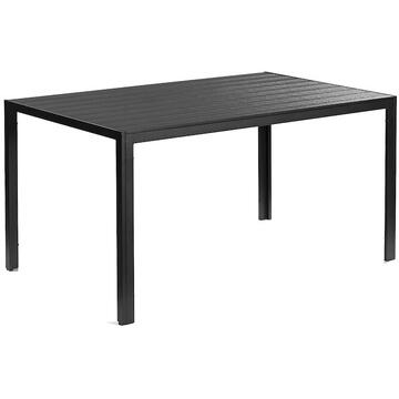 Masa pentru gradina FIELDMANN FDZN 5050 aluminiu si blat de lemn plastifiat, 150x90 cm, inaltime 74 cm