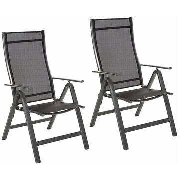 FIELDMANN Scaun reglabil FDZN 5018, 2 bucati Negru