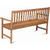 Banca de gradina pentru 3 persoane FIELDMANN FDZN 4006-T 150x61 cm, inaltime 90 cm, lemn tratat de salcam tropical