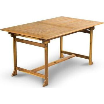 Masa de gradina FIELDMANN Lemn, 150/200 x 90 cm, Bej