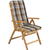 FIELDMANN FDZN 9106 pernă de scaun proiectată pentru scaune FDZN 4001 / FDZN 4101 / FDZN 5015, cu dungi crem