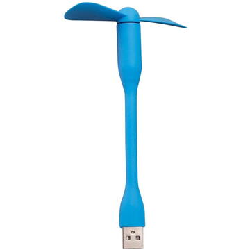 Ventilator USB Portabil, 5V - Techsuit (TUF1) - Blue