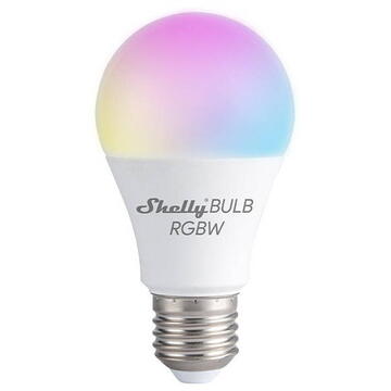 Bec 9W E27 Shelly Duo RGBW, WiFi, 800 lm, 4000 K, Alb
