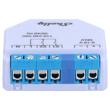 Intrerupator inteligent Shelly 42425, Incastrat, 1.2 W, Alb