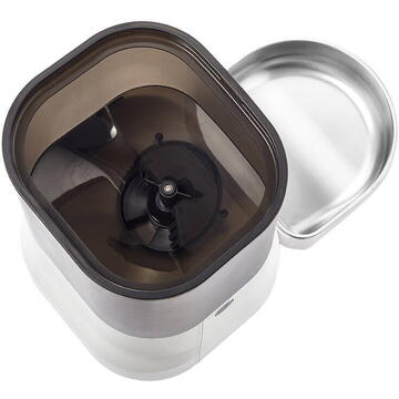Dozator inteligent de alimente Dogness cu bol metalic (alb)