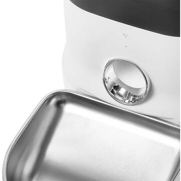 Dogness Dozator de alimente cu bol din plastic  Smart (alb)