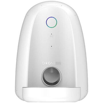Dogness Dozator de mâncare inteligent mini  WIFI cu bol metalic (alb)