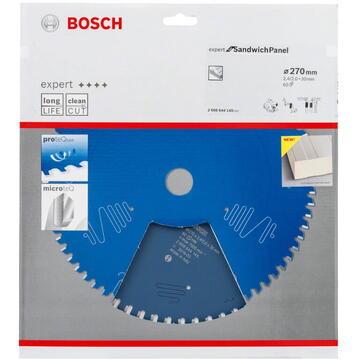 Bosch Panza ferastrau circular Expert for Sandwich Panel, 270x30x2.4mm, 60T