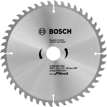 Bosch Panza fierastrau circular, lemn, 230 x 30 x 2.8 mm, 48 dinti
