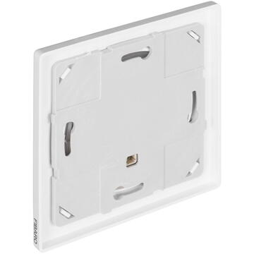 Controller FIBARO Walli Controller FGWCEU-201-1, 2 butoane, Z-Wave Plus, 868/869 MHz, RF 50 m, contor putere/consum, alb